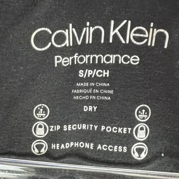 Calvin Klein Performance Hoodie Jacket Womens S Security Pocket Headphone Access - Picture 2 of 14